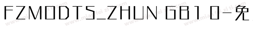 FZMODTS_ZHUN GB1 0字体转换